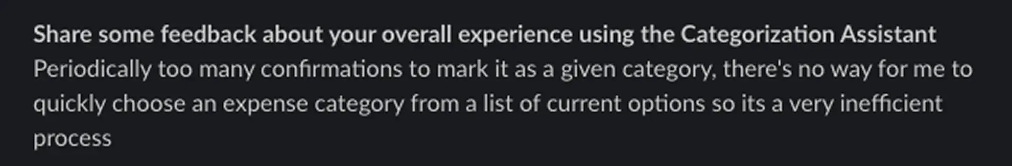 Example feedback from early testers. This and other feedback prompted us to refine AI's 'chattiness' and add selection-first flow