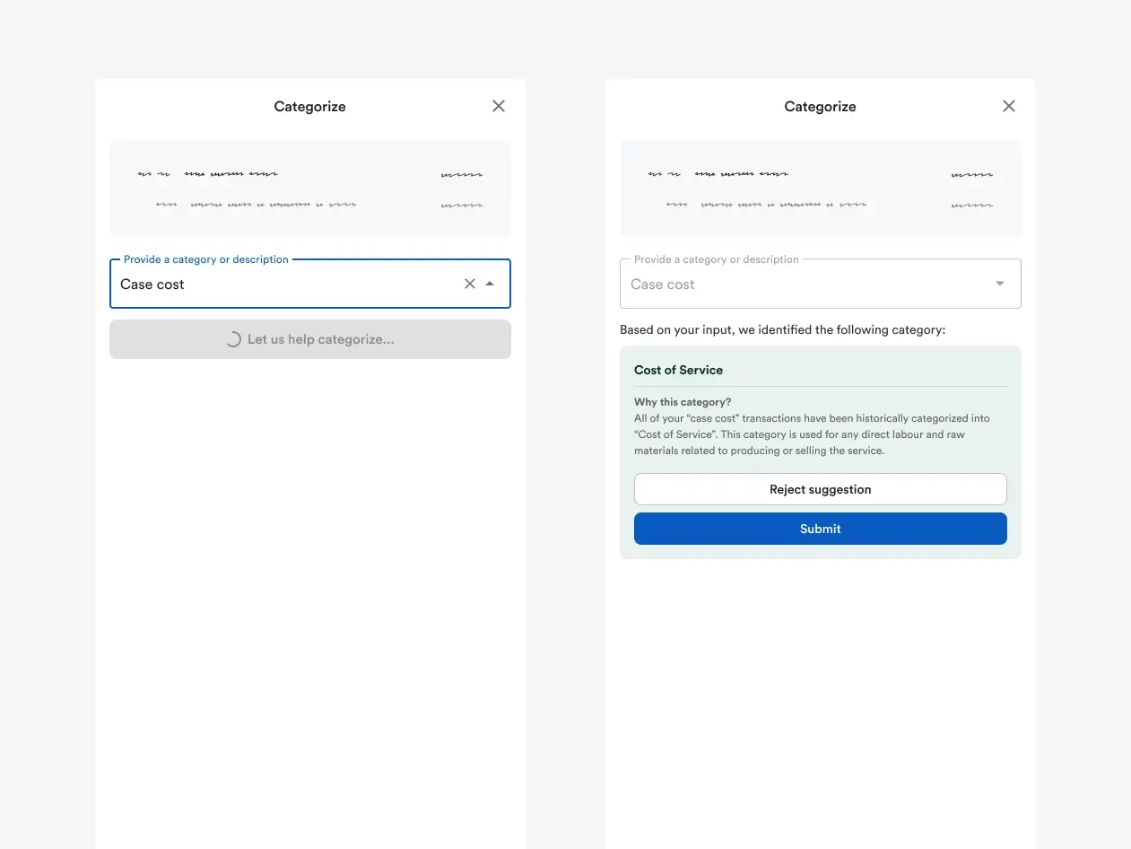 Pattern recognition from past comments: What if AI can use customers' past inputs to infer categories?