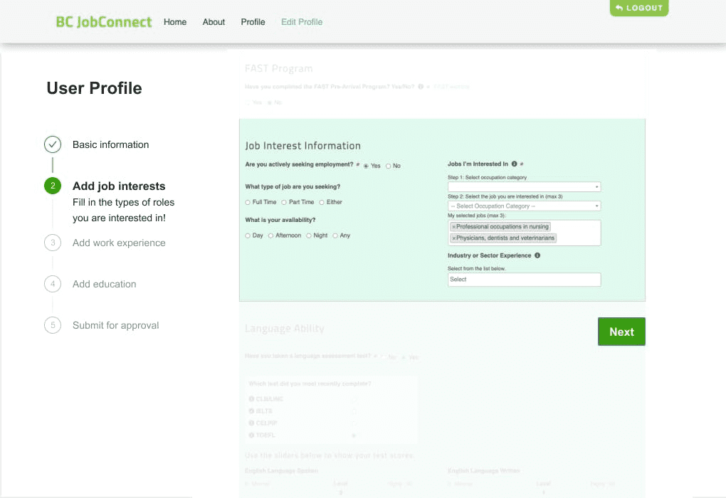 Solution: Break profile down into steps